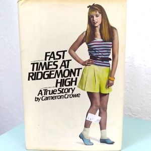 RARE Fast Times at Ridgemont High Book